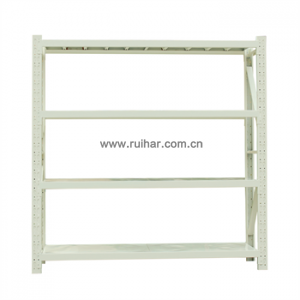 中型貨架 四層擱板，500kg/層 白色