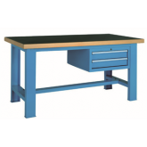 重型工作臺(tái)高分子桌板帶兩吊抽，GF1500-B，GF1800-B，GF2000-B
