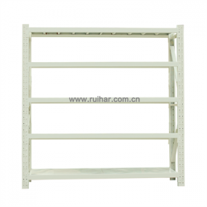 中型貨架主架（五層擱板，500kg/層）白色