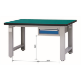 重型工作臺(tái)帶單抽(40mm復(fù)合臺(tái)面)，E-XTG1575+XB10-1TG(G)