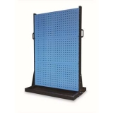 固定型雙面物料架960×630×1450mm(4方孔2百葉)，KR-2342