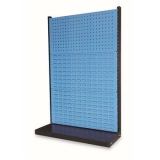 固定型單面物料架960×375×1450mm(1方孔2百葉)，KR-1312